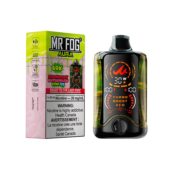 Mr Fog Aura - Strawberry Watermelon Kiwi Ice 60K