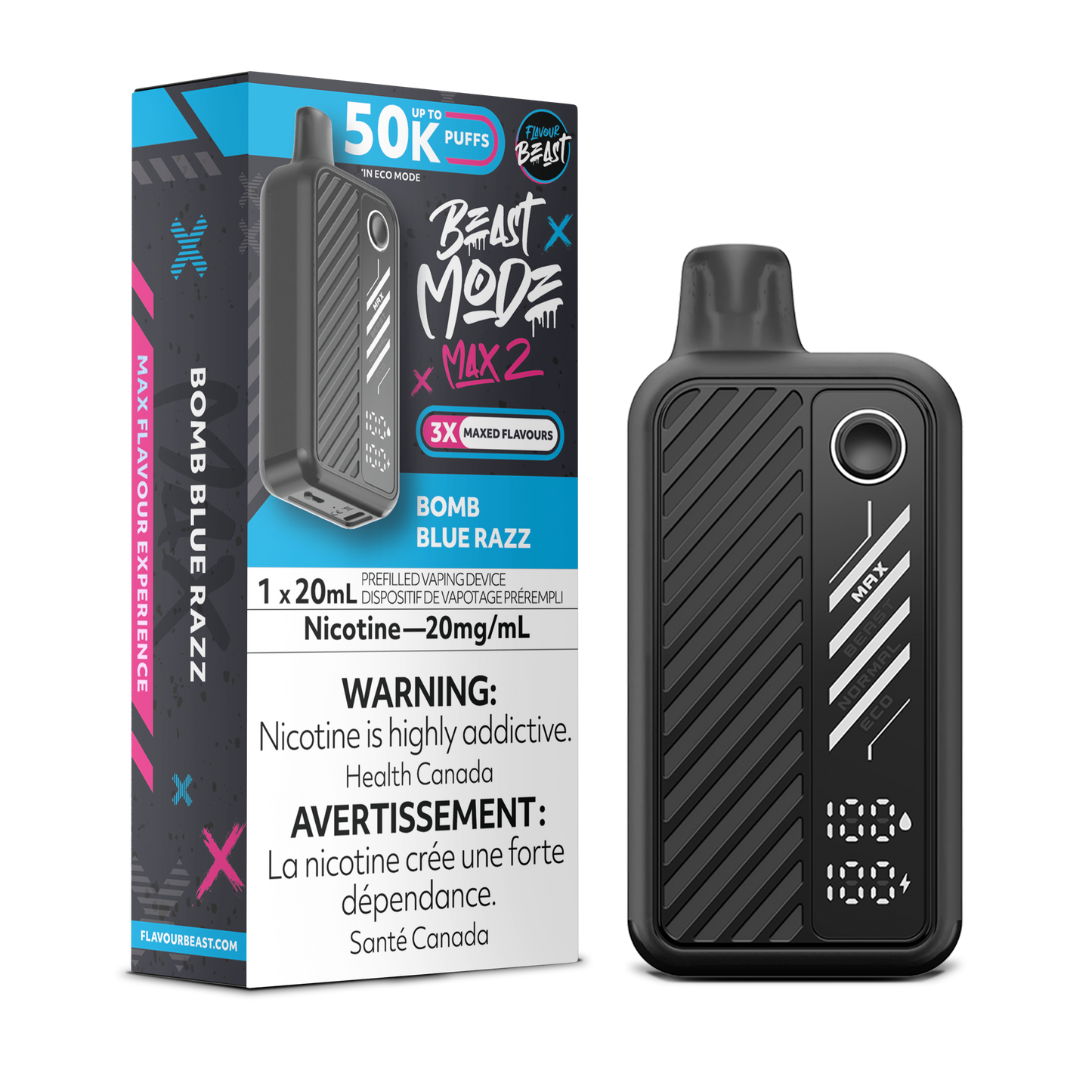 Mode Max 2 - Bomb Blue Razz 50K