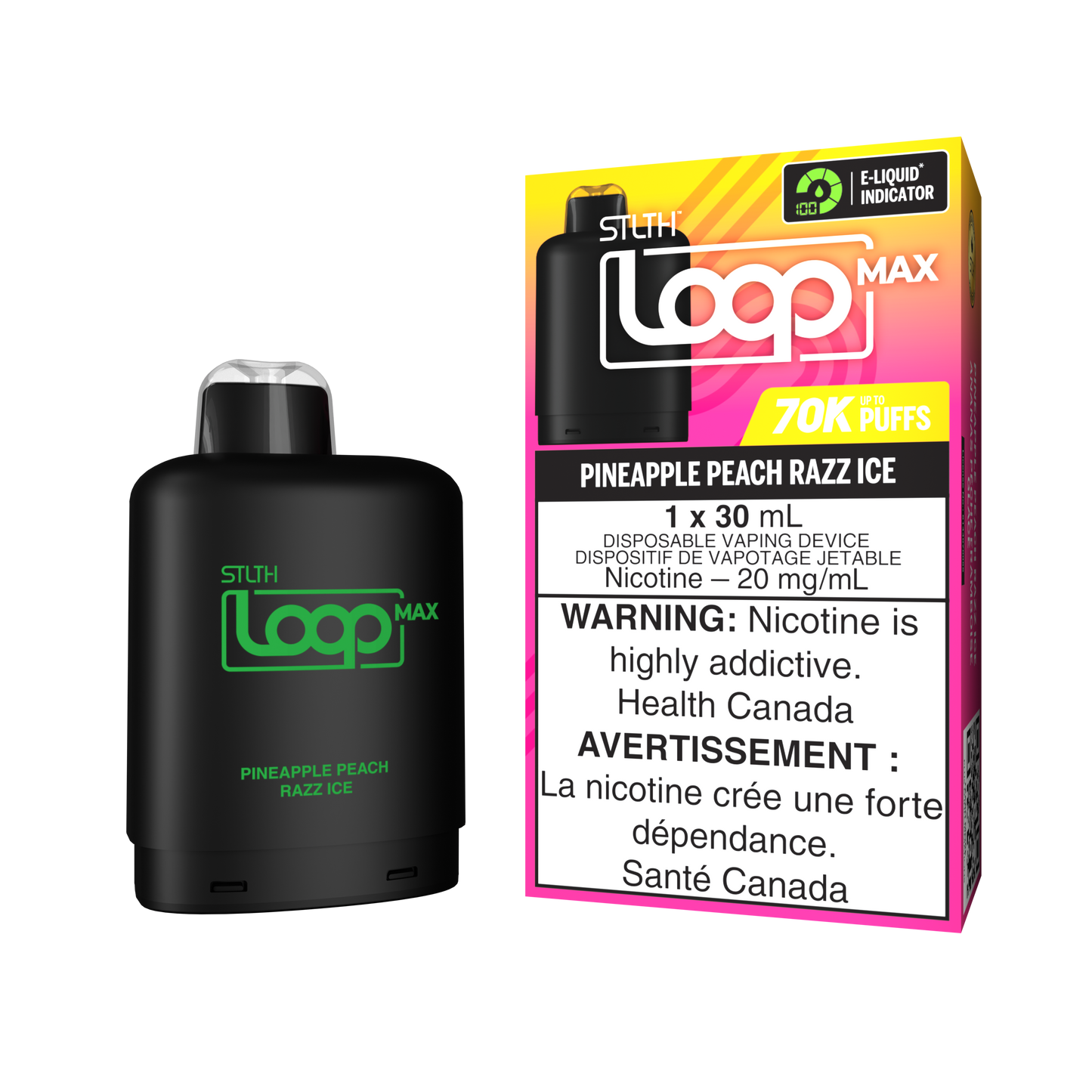 Loop Max - Pineapple Peach Razz Ice 70K