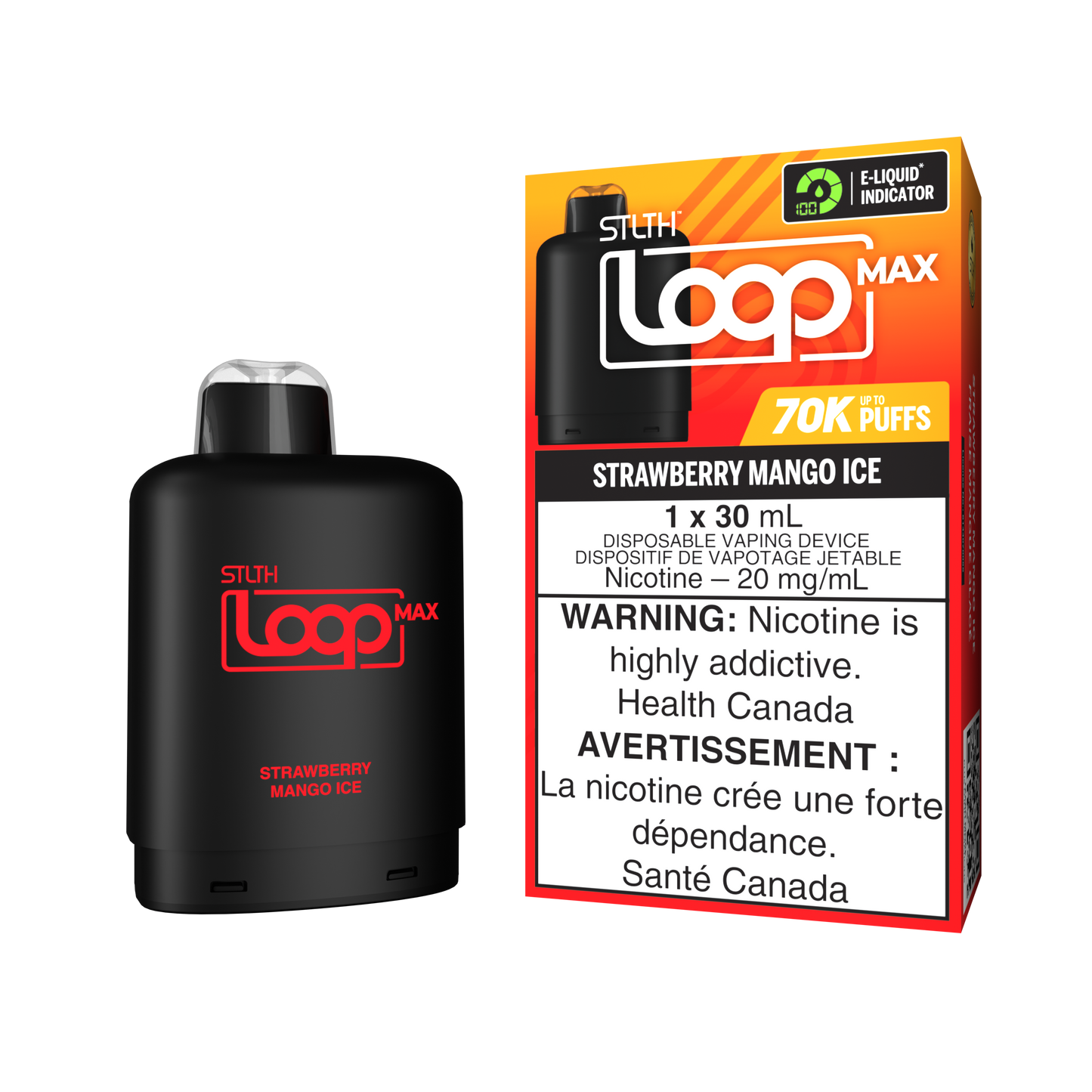 Loop Max - Strawberry Mango Ice 70K
