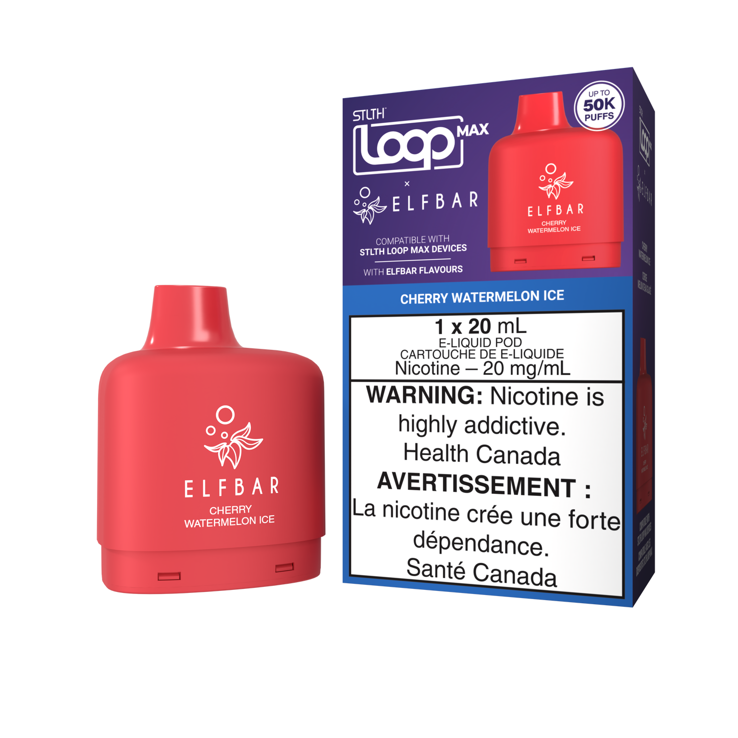 STLTH Loop Max x ELFBAR - Cherry Watermelon Ice 50K