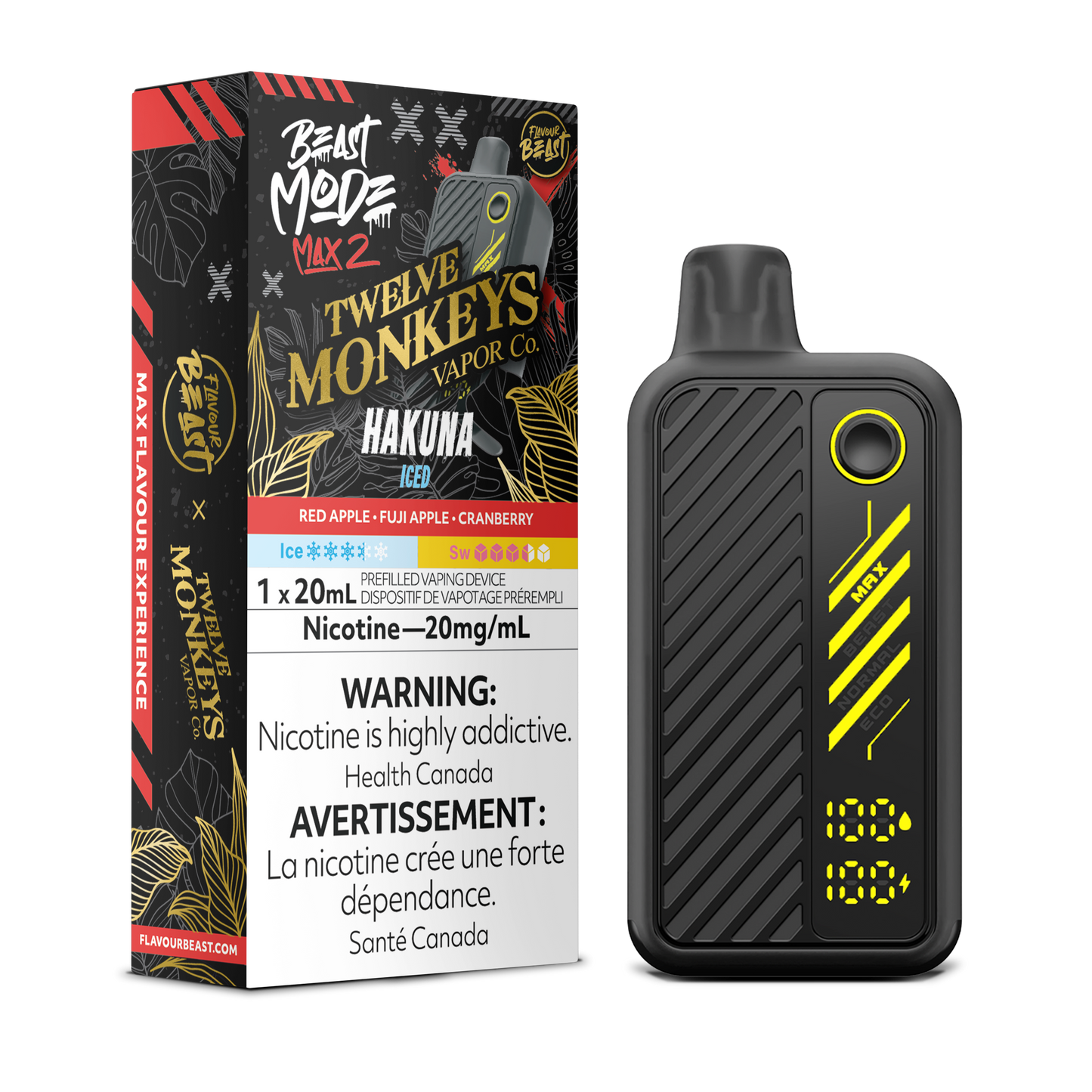Mode Max 2 x 12 Monkeys - Hakuna Iced 50K