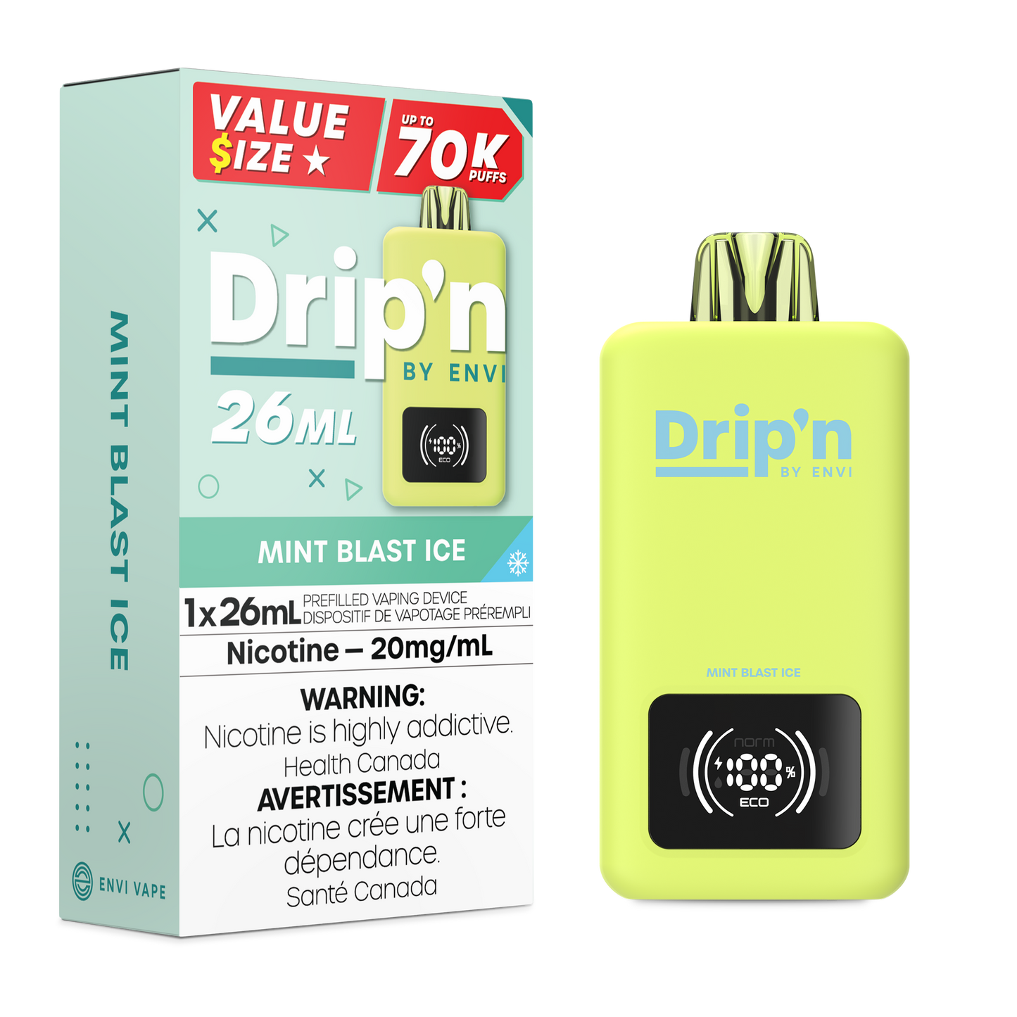Drip'n 70K - Mint Blast Ice