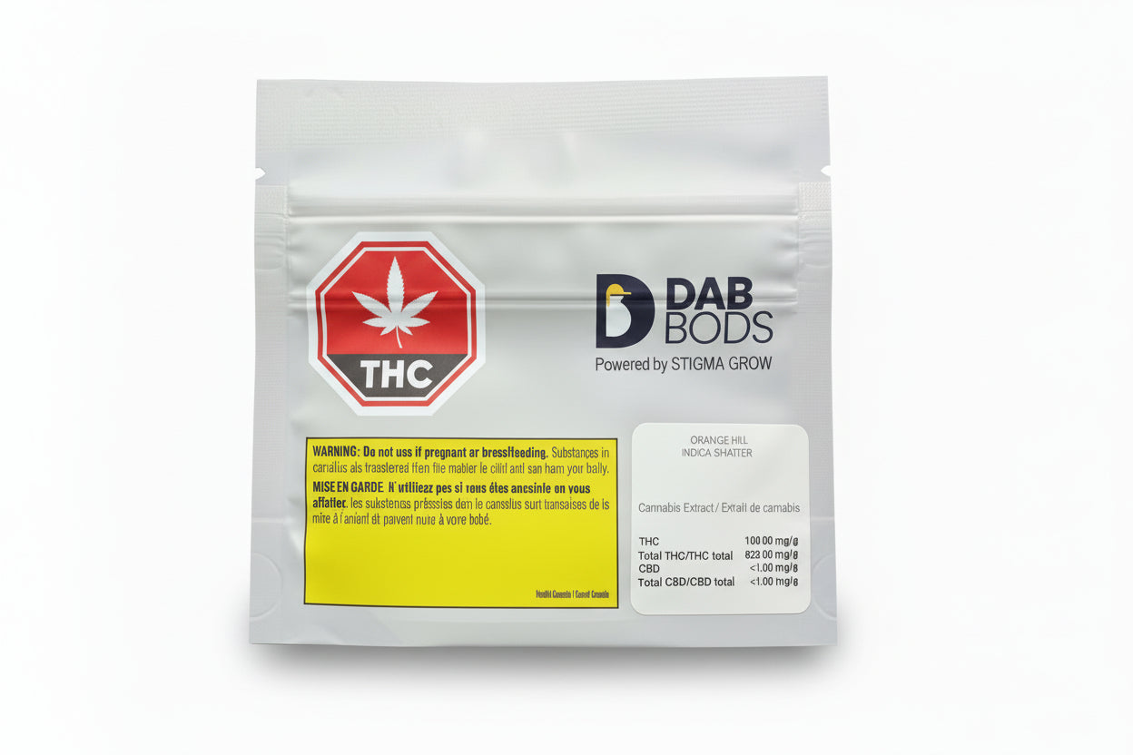 Orange Hill Indica Shatter