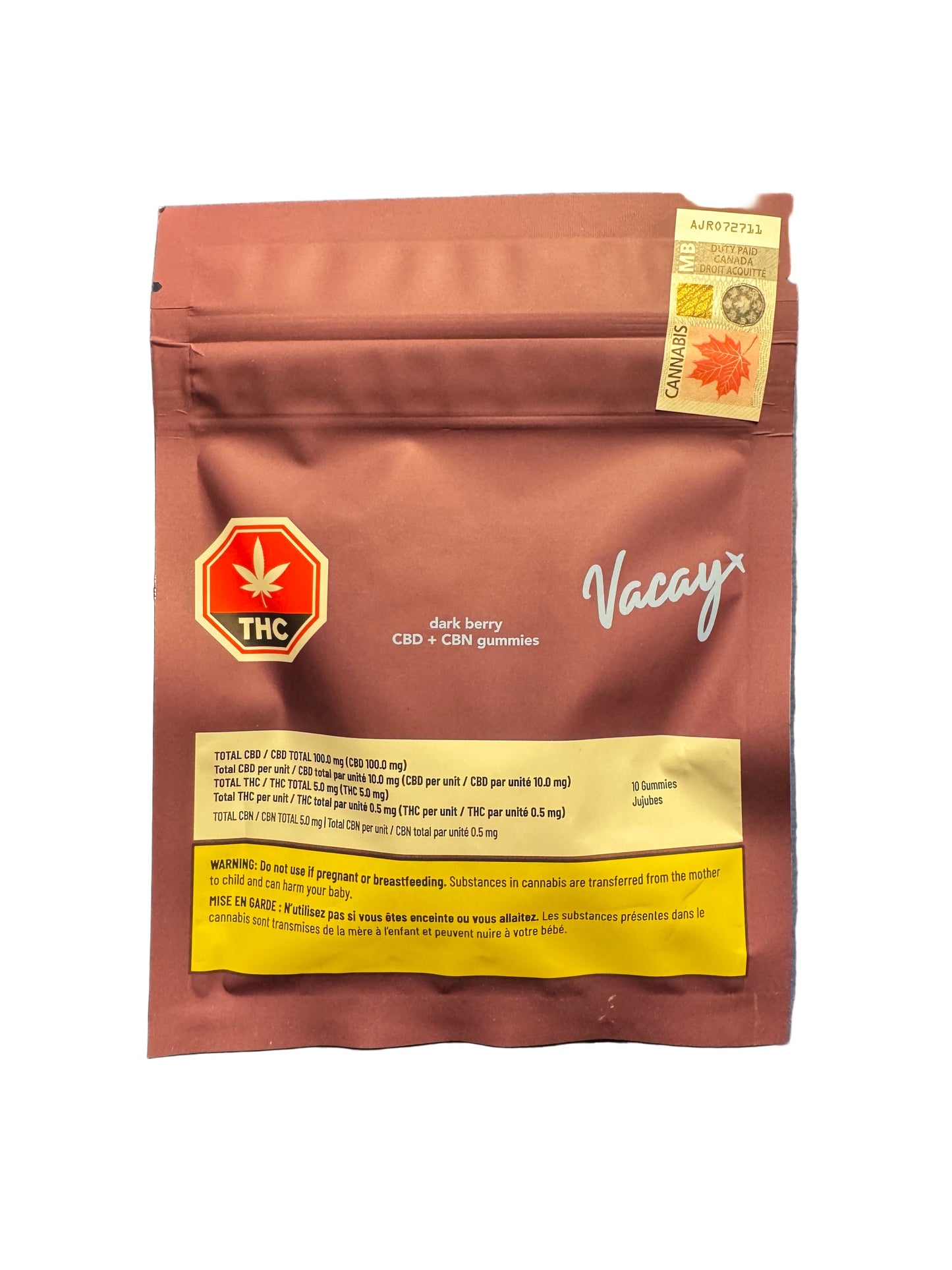 Dark Berry 10pcs CBN 5mg