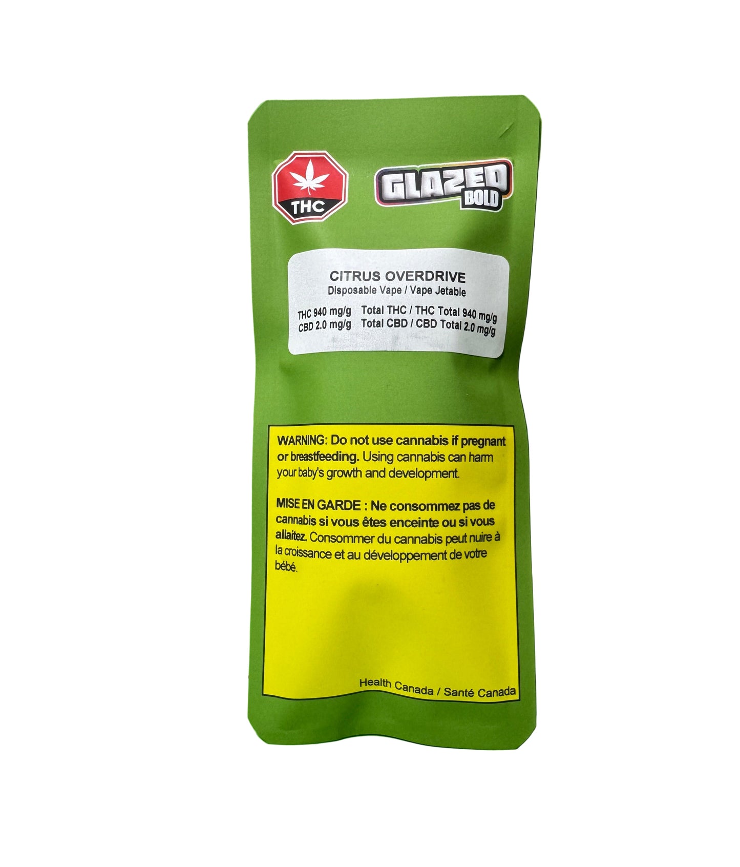 Citrus Overdrive 1g Disposable