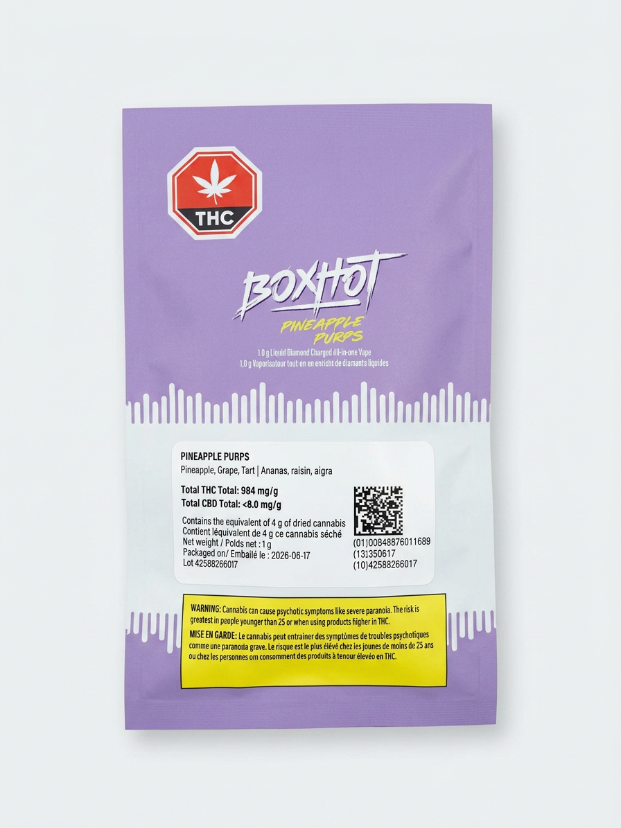 Pineapple Purps 1g AIO Liquid Diamond