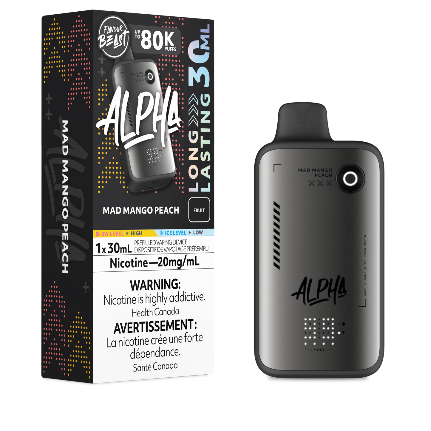 Alpha - Mad Mango Peach 80K