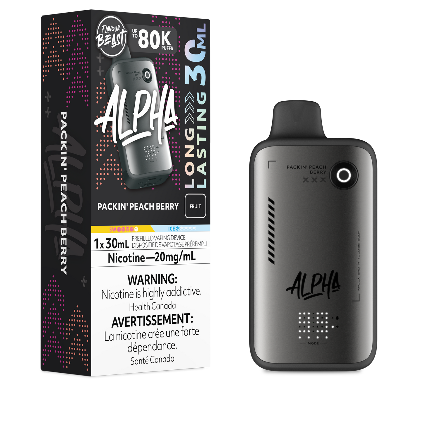 Alpha - Packin' Peach Berry 80K