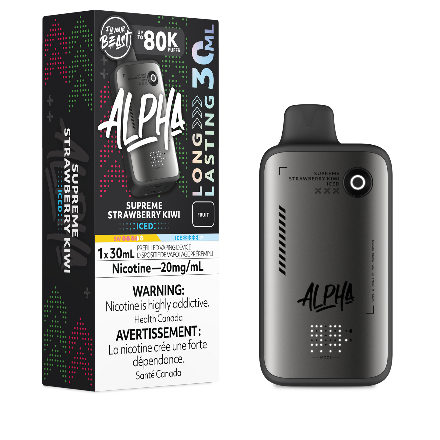 Alpha - Supreme Strawberry Kiwi 80K