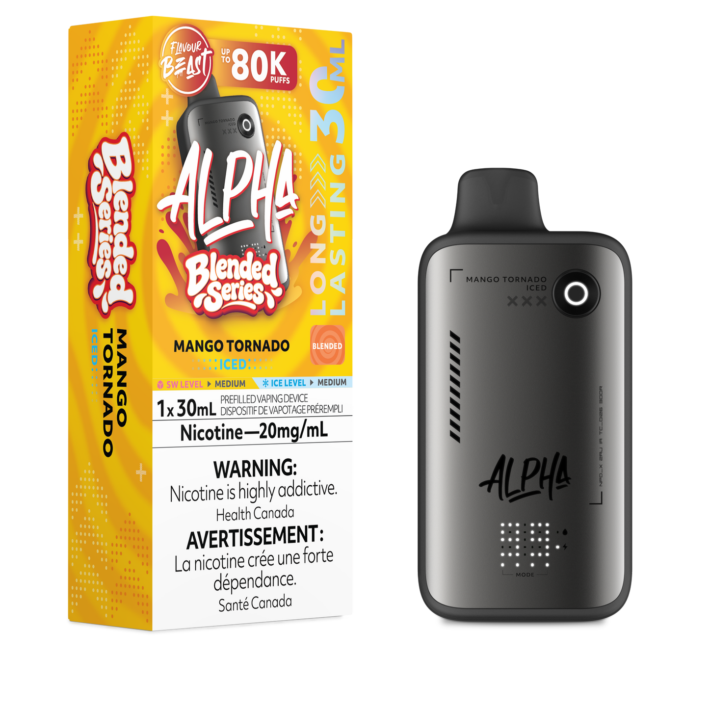 Alpha - Mango Tornado Iced 80K
