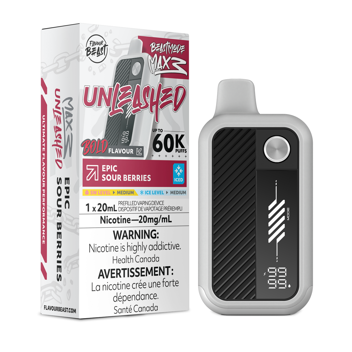 Unleashed Mode Max 3 - Epic Sour Berries 60k