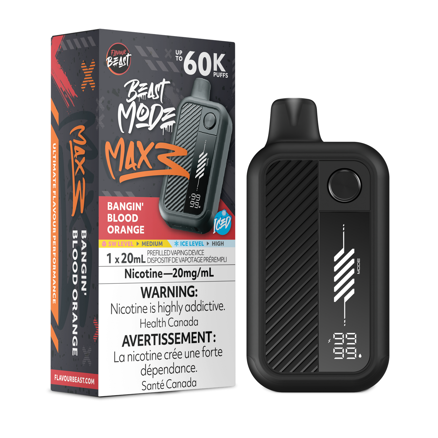 Mode Max 3 - Bangin' Blood Orange Iced 60K