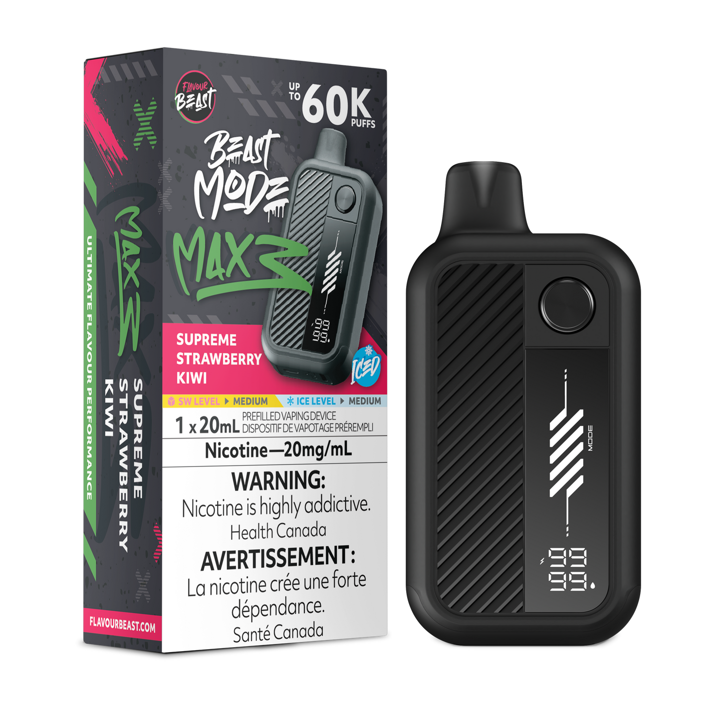 Mode Max 3 - Supreme Strawberry Kiwi 60K
