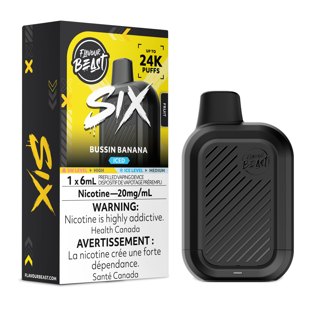 Flavour Beast Six - Bussin Banana Iced 24K