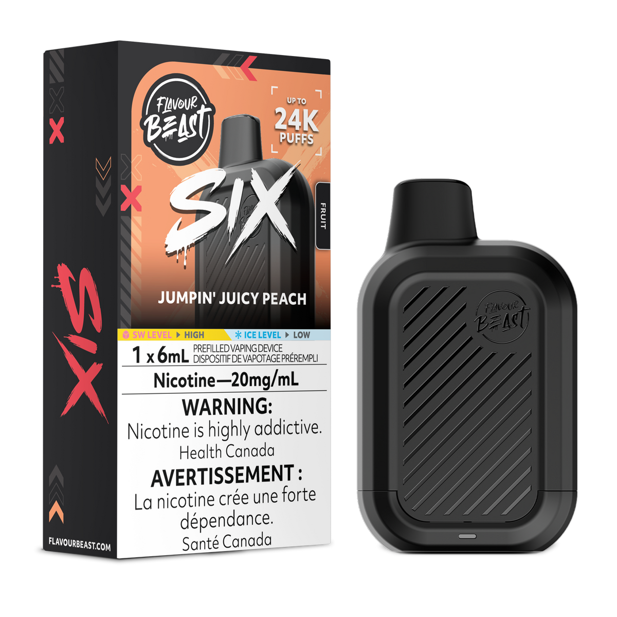 Flavour Beast Six - Juimpin' Juicy Peach 24K