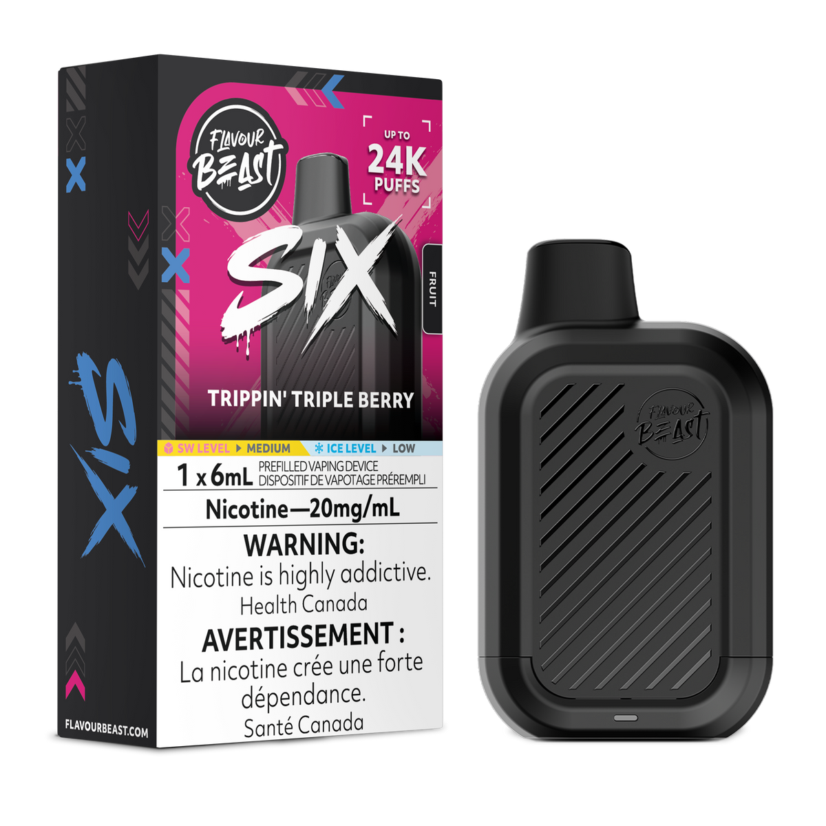 Flavour Beast Six - Trippin'n Triple Berry 24K