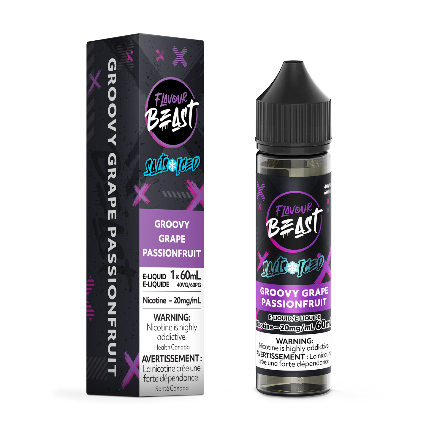 Flavour Beast - Groovy Grape Passionfruit 20mg/ml 60ml