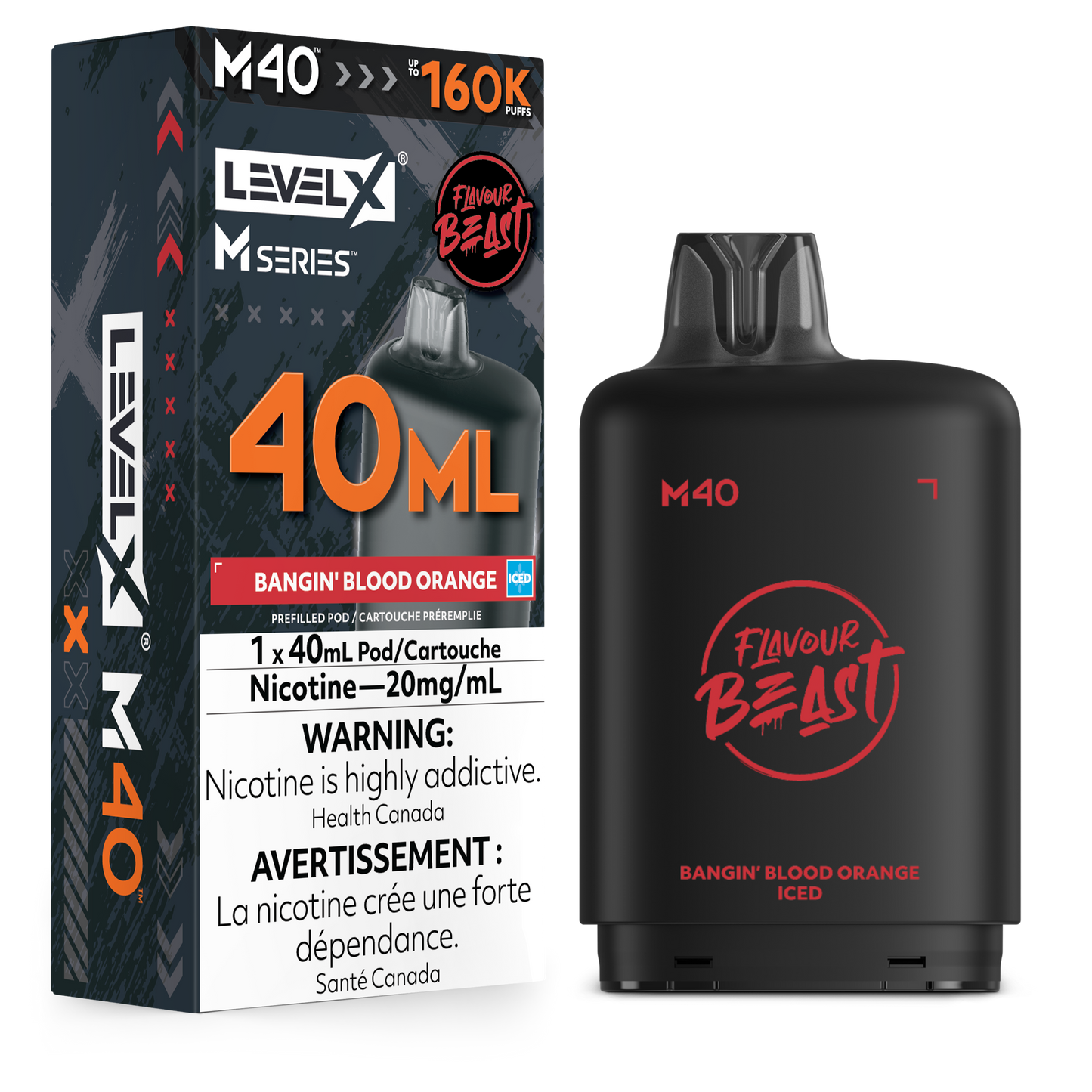M Series 160K - Bangin' Blood Orange Iced