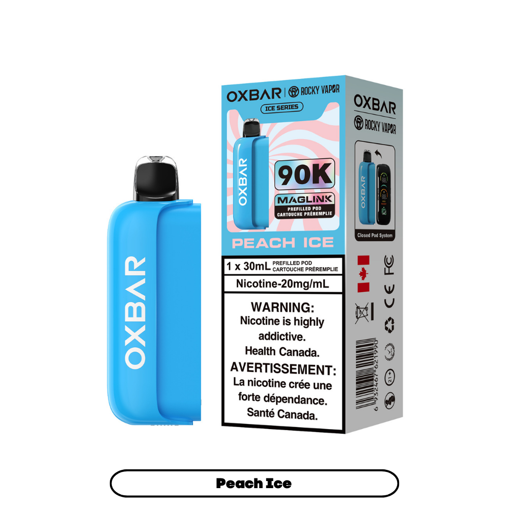 Oxbar Maglink - Peach Ice 90K