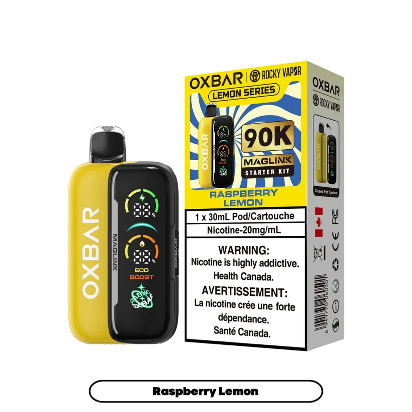 Oxbar Maglink - Raspberry Lemon Starter Kit 90K