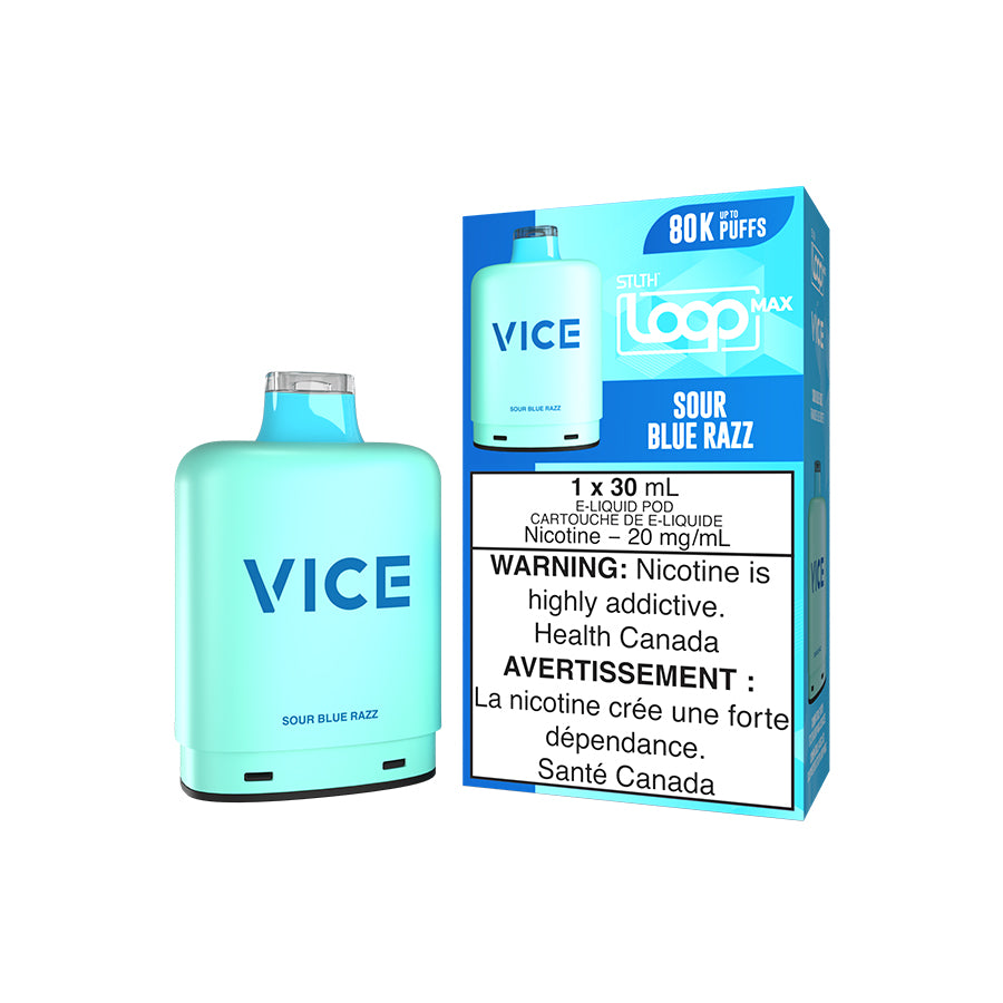 STLTH Loop Max x Vice - Sour Blue Razz 80k