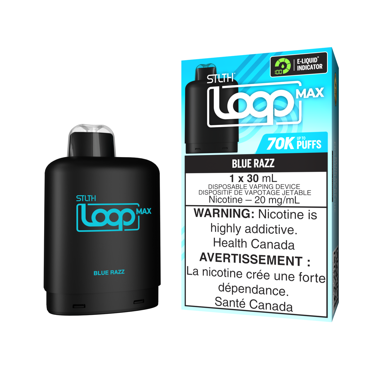 Loop Max - Blue Razz 70K