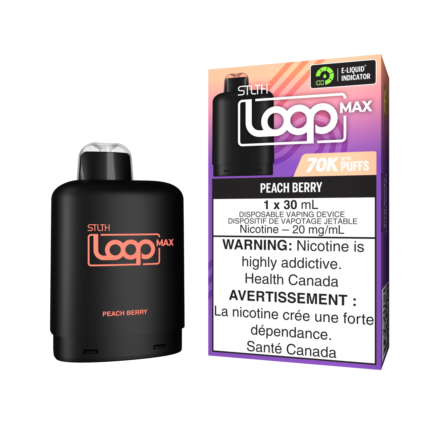 Loop Max - Peach Berry 70K