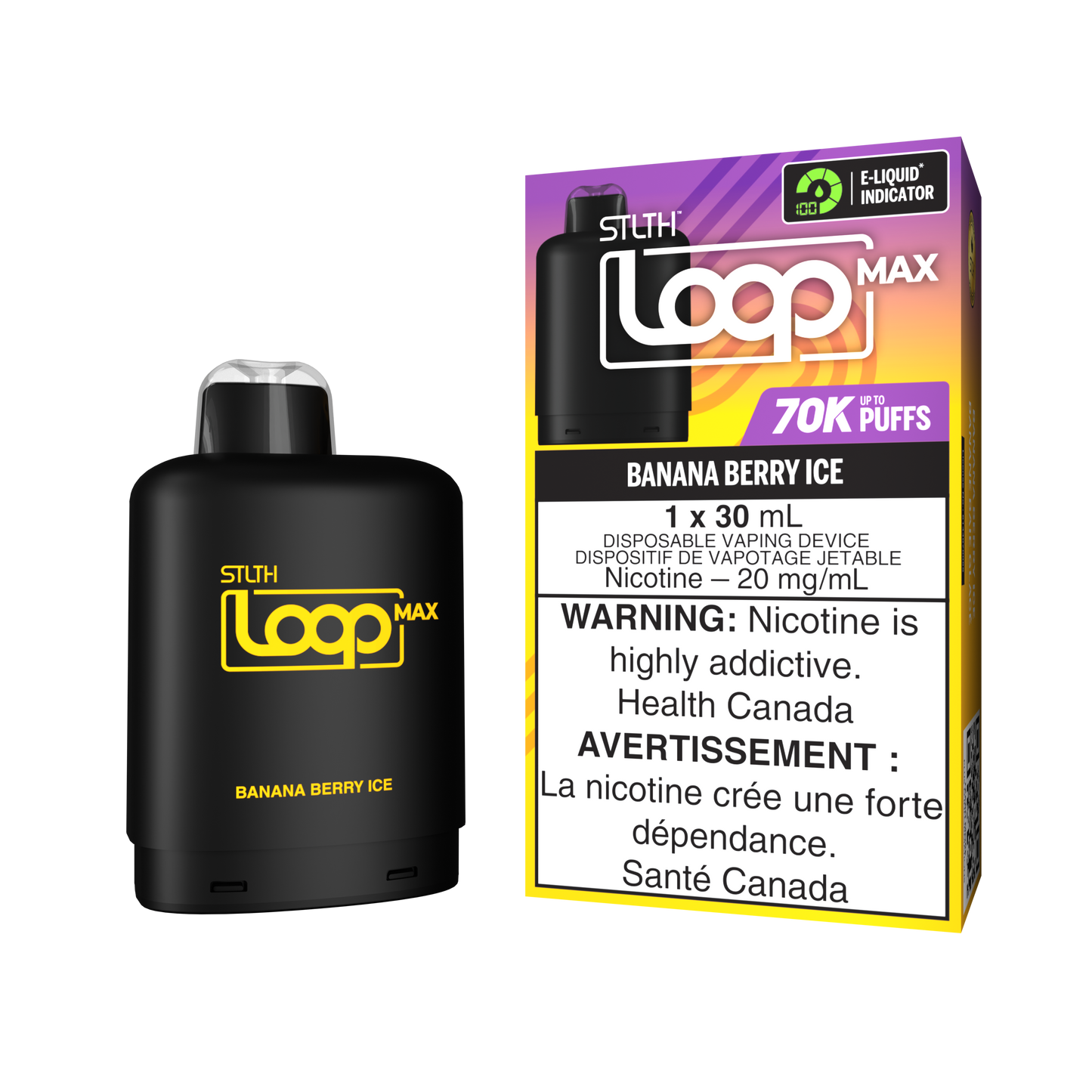 Loop Max - Banana Berry Ice 70K