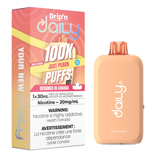 Drip'n Daily- Just Peach 100k