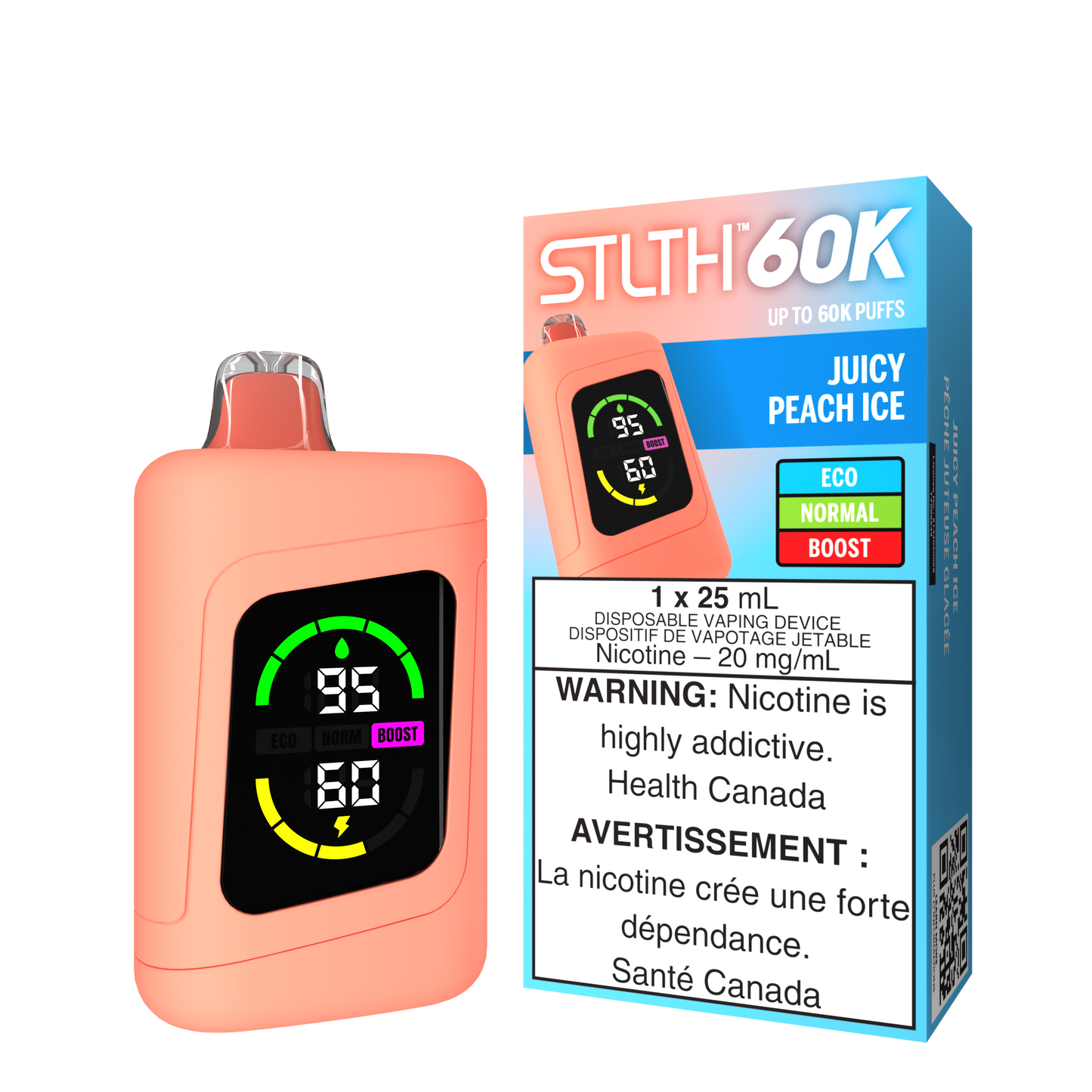 STLTH 60K - Juicy Peach Ice 60K