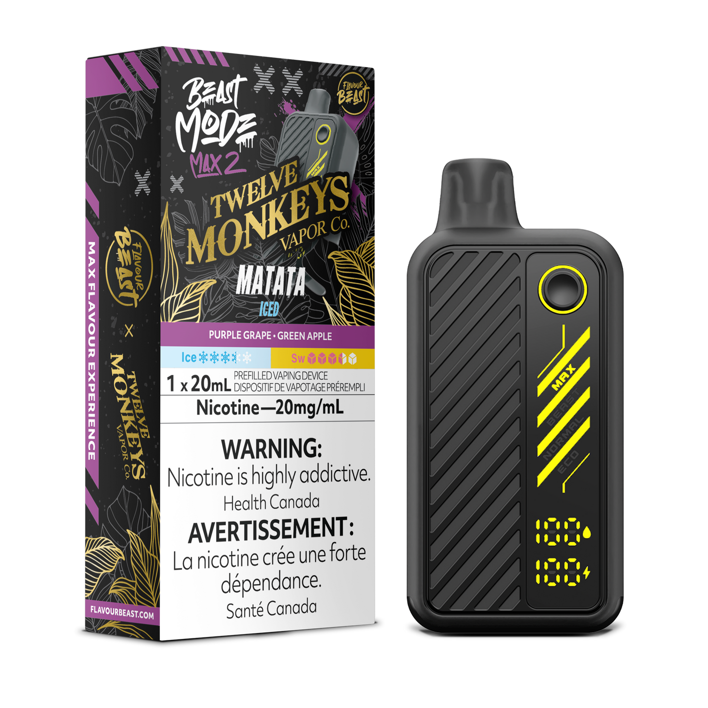 Mode Max 2 x 12 Monkeys - Matata Iced 50K