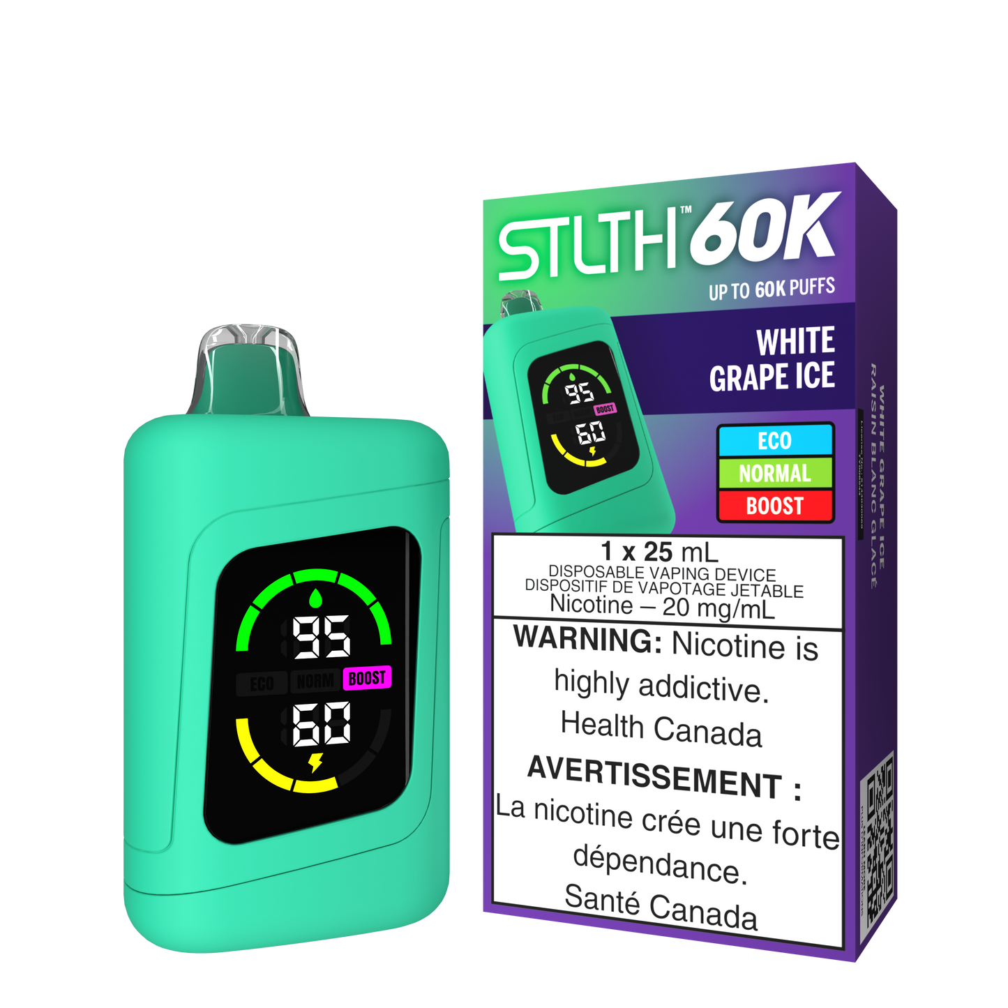 STLTH 60K - White Grape Ice 60K