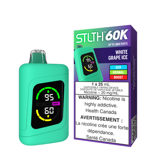 STLTH 60K - White Grape Ice 60K
