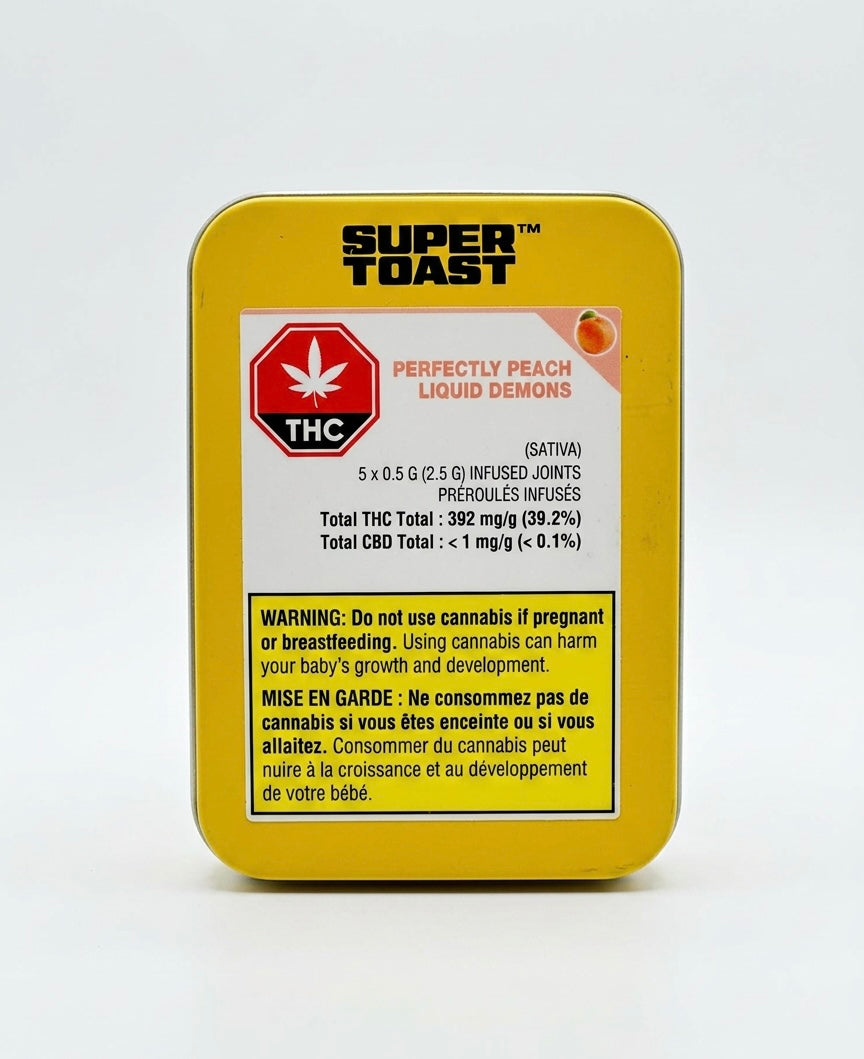 Perfectly Peach Liq Diamond Infused 5x.5g