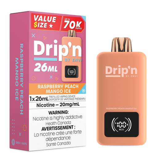 Drip'n 70K - Raspberry Peach Mango Ice 70K
