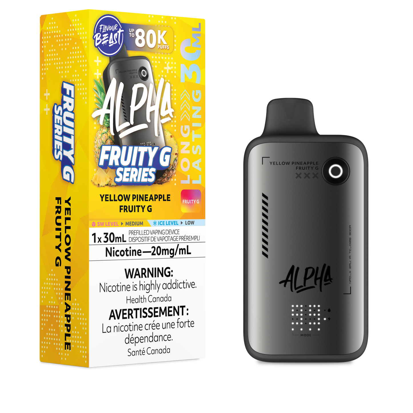 Alpha - Yellow Pineapple Fruity G 80K