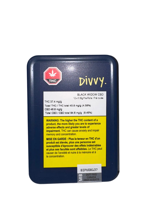 Black Widow CBD 12X.35g