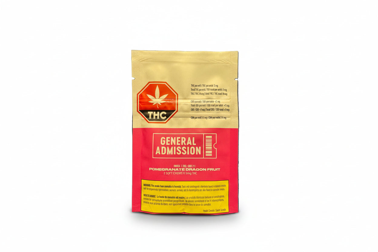 Pomegranate Dragonfruit THC 2:1 Gummy 2x8g