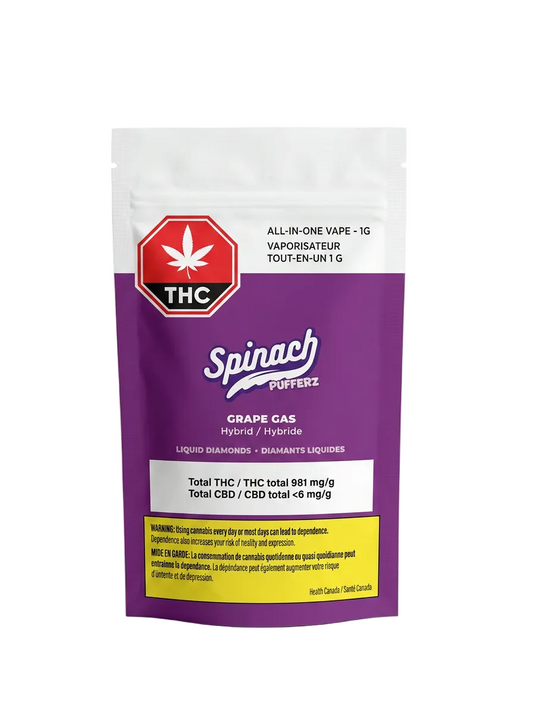 Grape Gas Liquid Diamond 1g Disposable