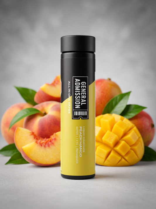 Peach Mango Liquid Diamonds AIO 1g Vape