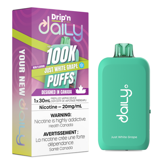 Drip'n Daily- Just White Grape 100K