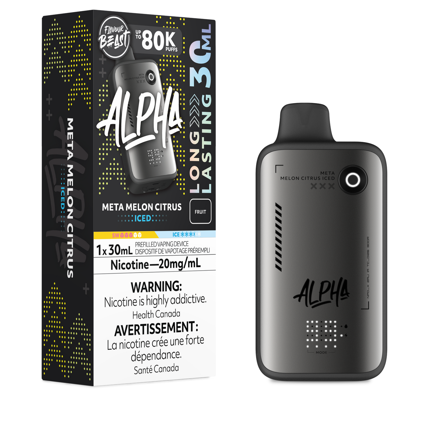 Alpha - Meta Melon Citrus Ice 80K
