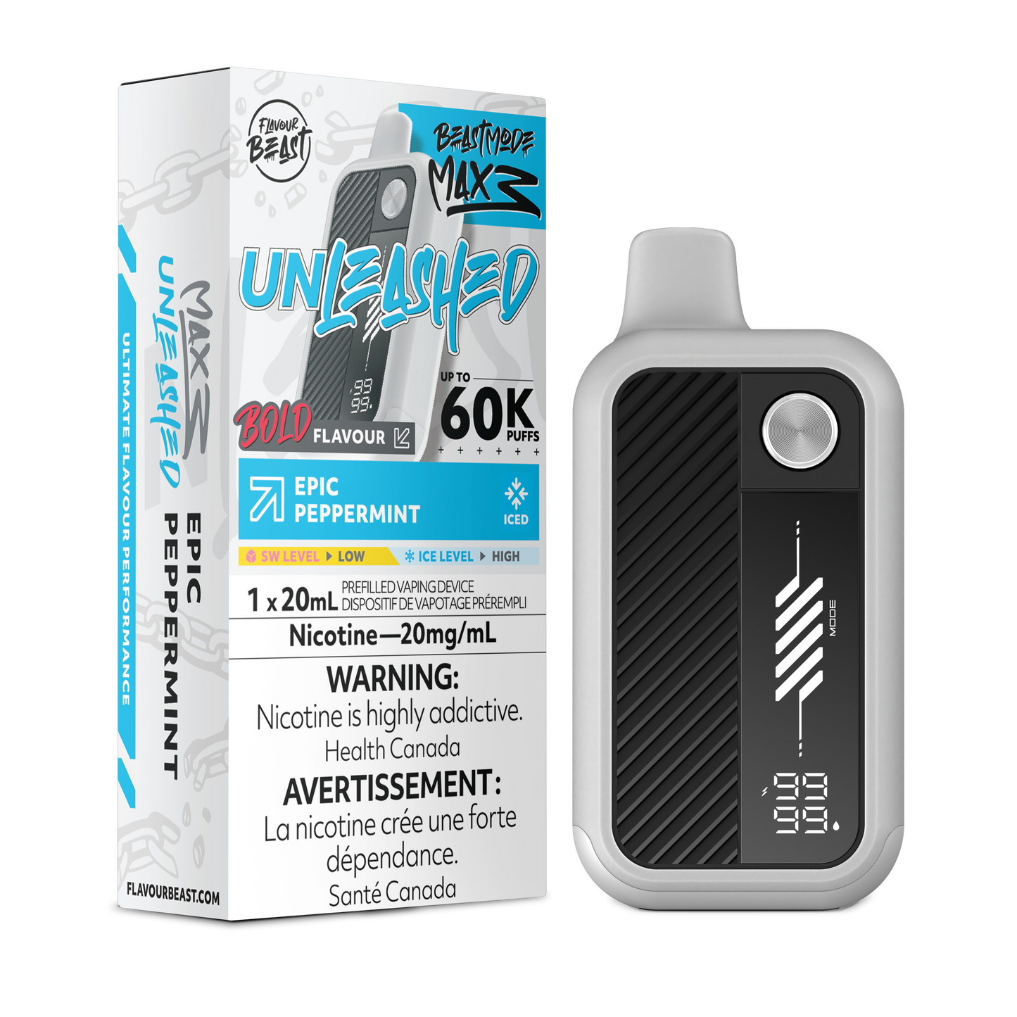 Unleashed Mode Max 3 - Epic Peppermint 60k