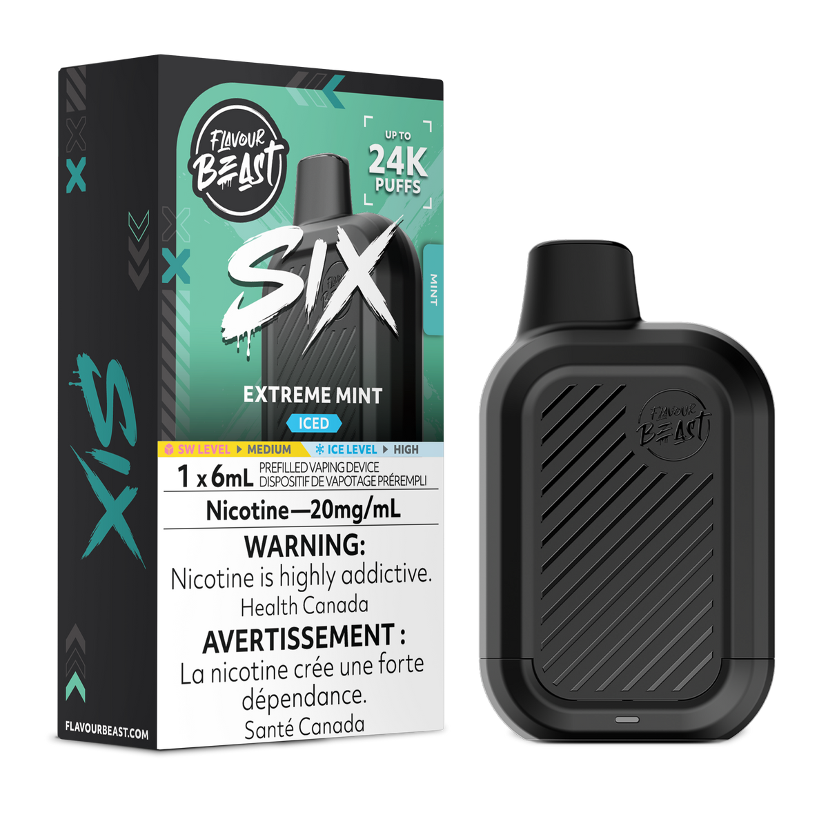 Flavour Beast Six - Extreme Mint Iced 24K