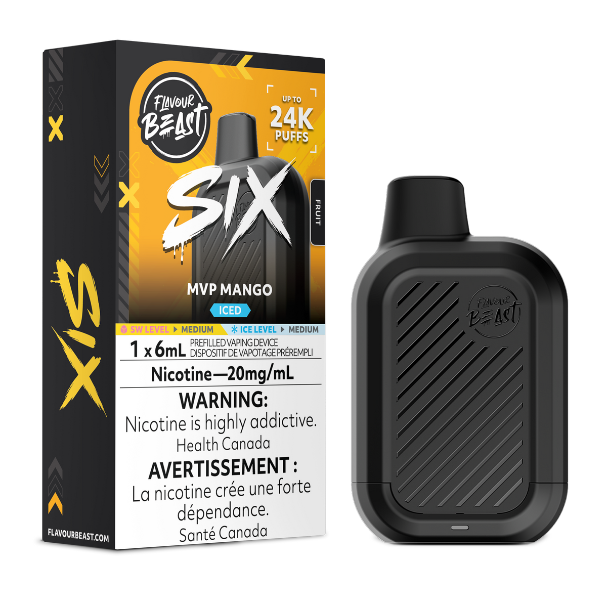 Flavour Beast Six - MVP Mango Iced 24K