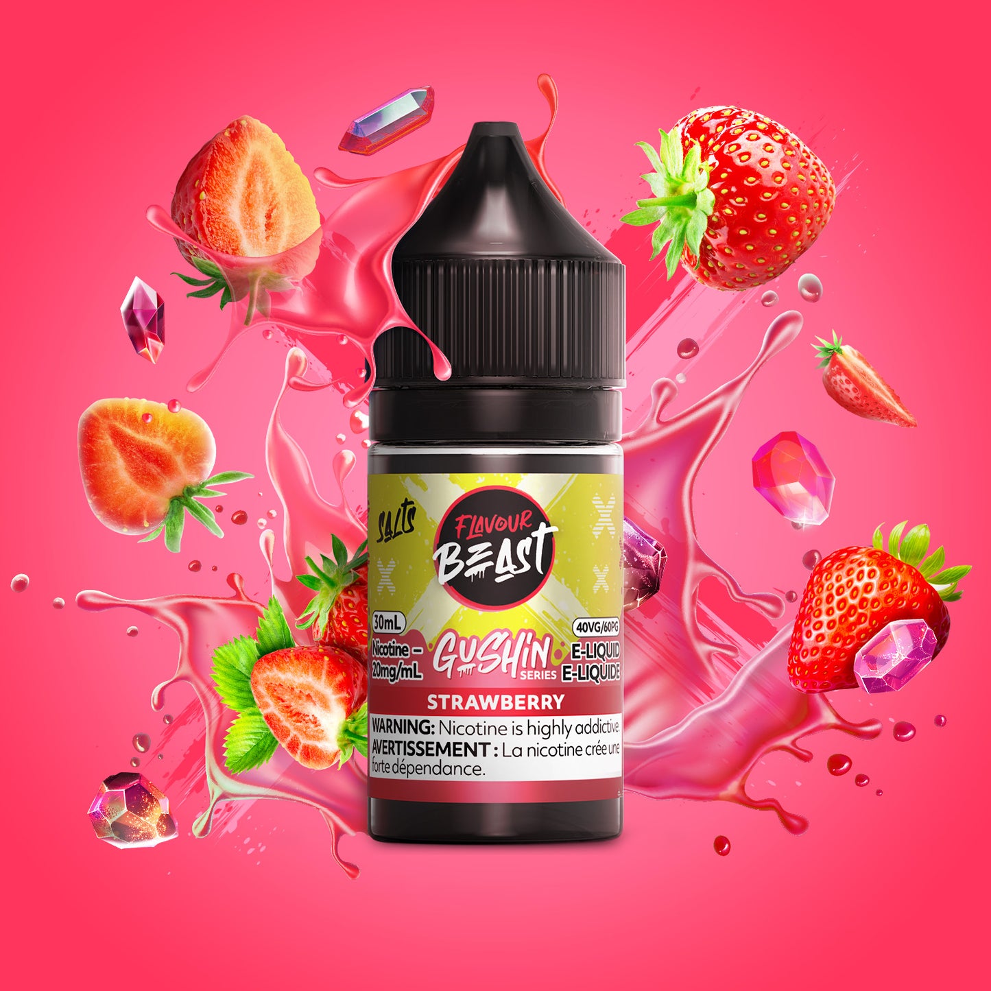 Flavour Beast - Gushin Strawberry 20mg/ml