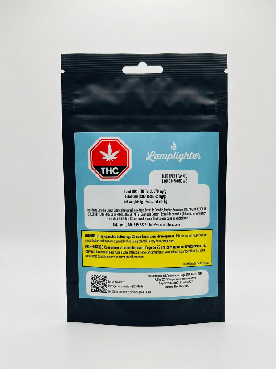 Blue Razz Cranked (Liquid Diamond) 1g