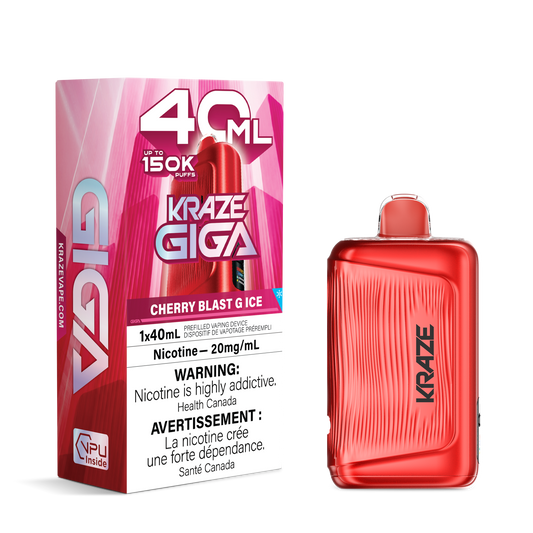 Kraze Giga - Cherry Blast G Ice 150K