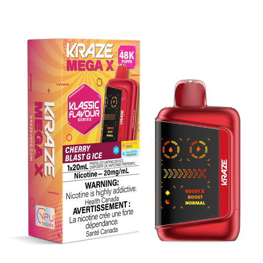 Kraze Mega X - Cherry Blast G Ice 48K